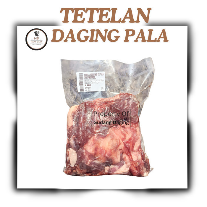 

Tetelan Daging Kepala Sapi 1kg | Gudang Daging