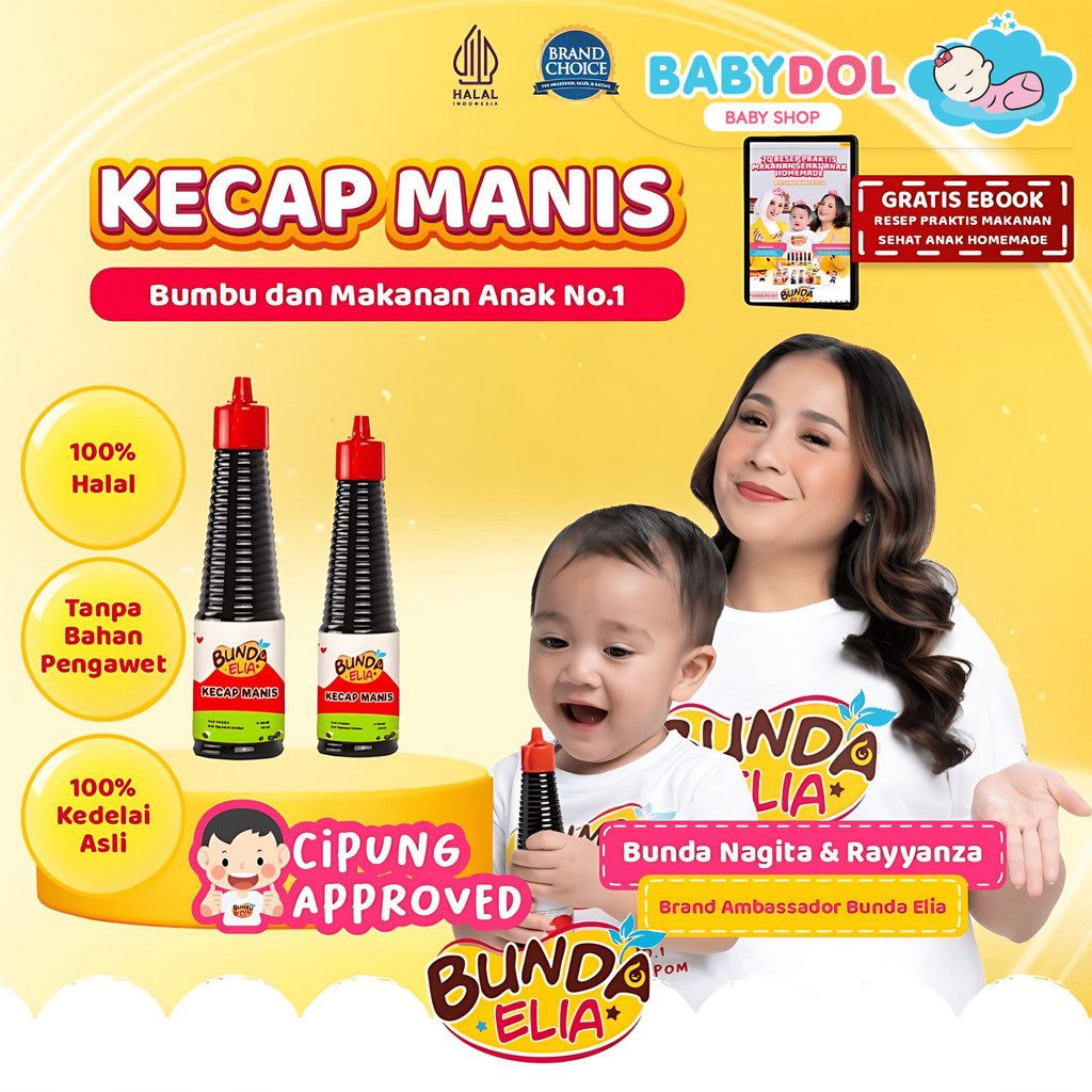 

BABYDOL Bumbu Bunda By Elia Kecap Manis Kecap Manis Non MSG Kecap Bayi