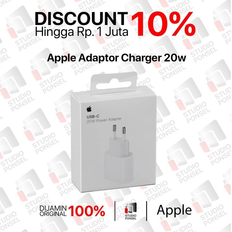 Adapter - Apple 20W USB-C Power Adapter - Garansi iBox