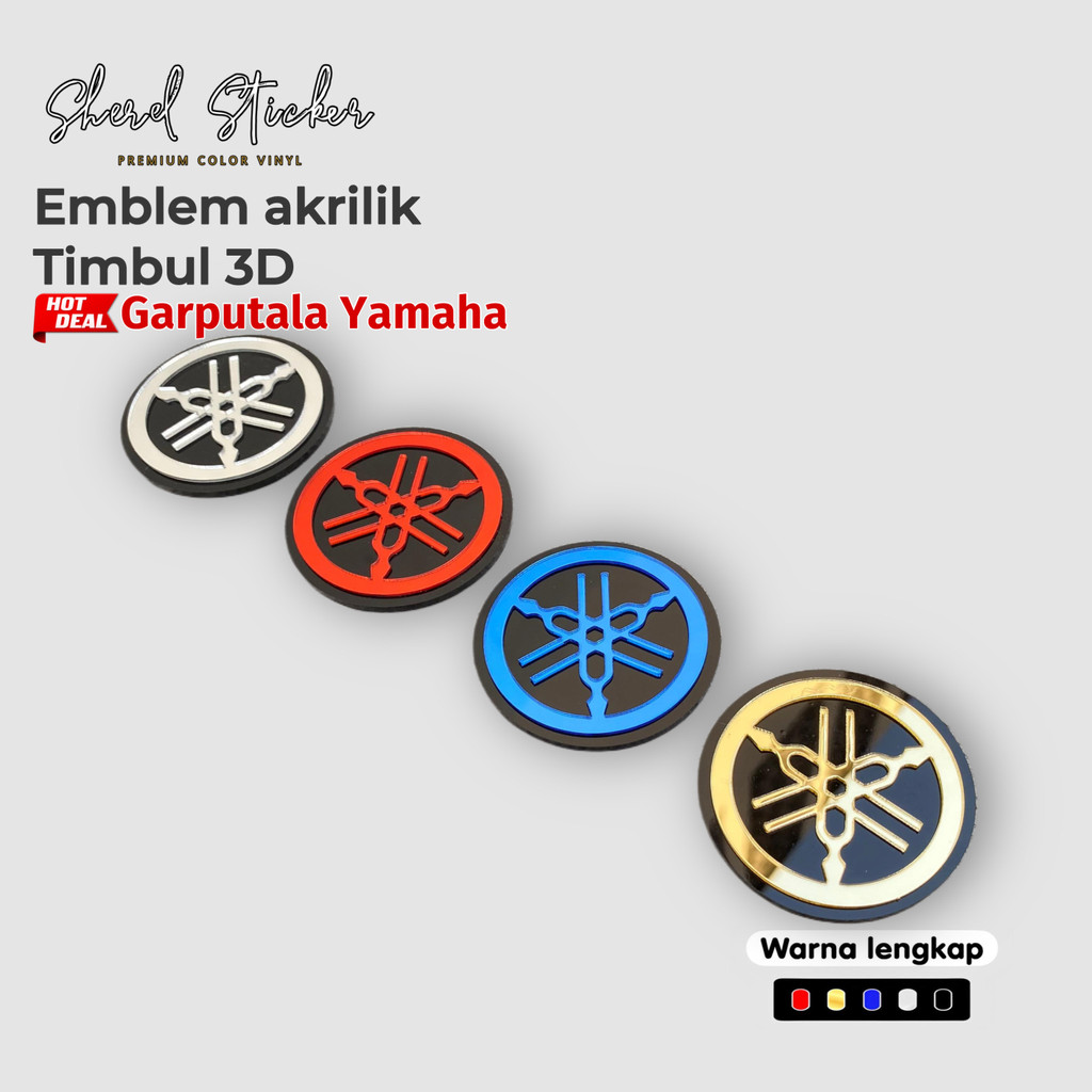 Emblem yamaha 5cm logo yamaha garputala emblem logo garputala emblem logo yamaha timbul 5cm emblem r