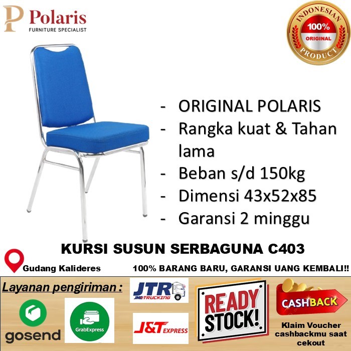 Kursi Susun Serbaguna Polaris C403