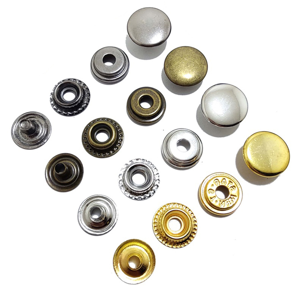 Kancing cetet besi 15 mm / kancing ring snap / kancing jaket