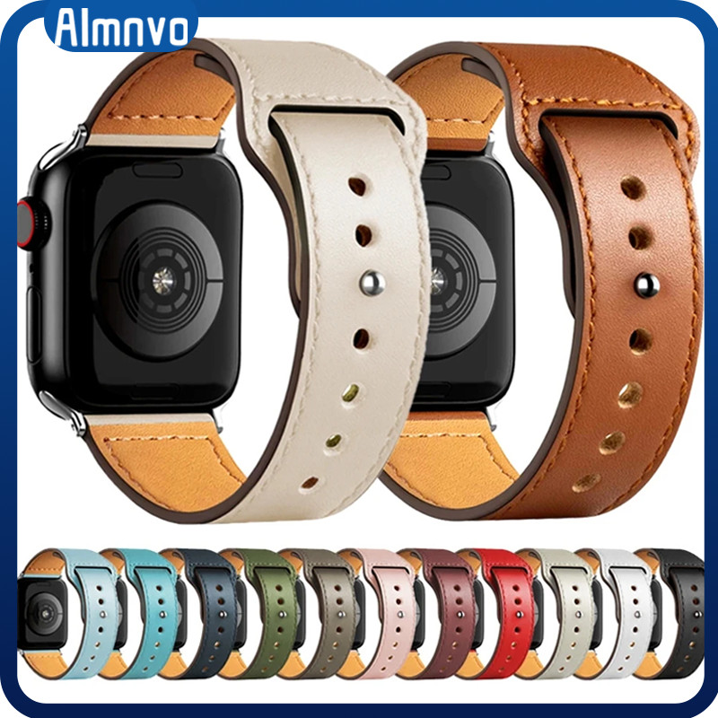 Leather Strap for IWatch Ultra 4 3 2 /Ultra SE 3 2 49mm 46mm 45mm 41mm 44mm 40mm 38mm 42m Accessorie