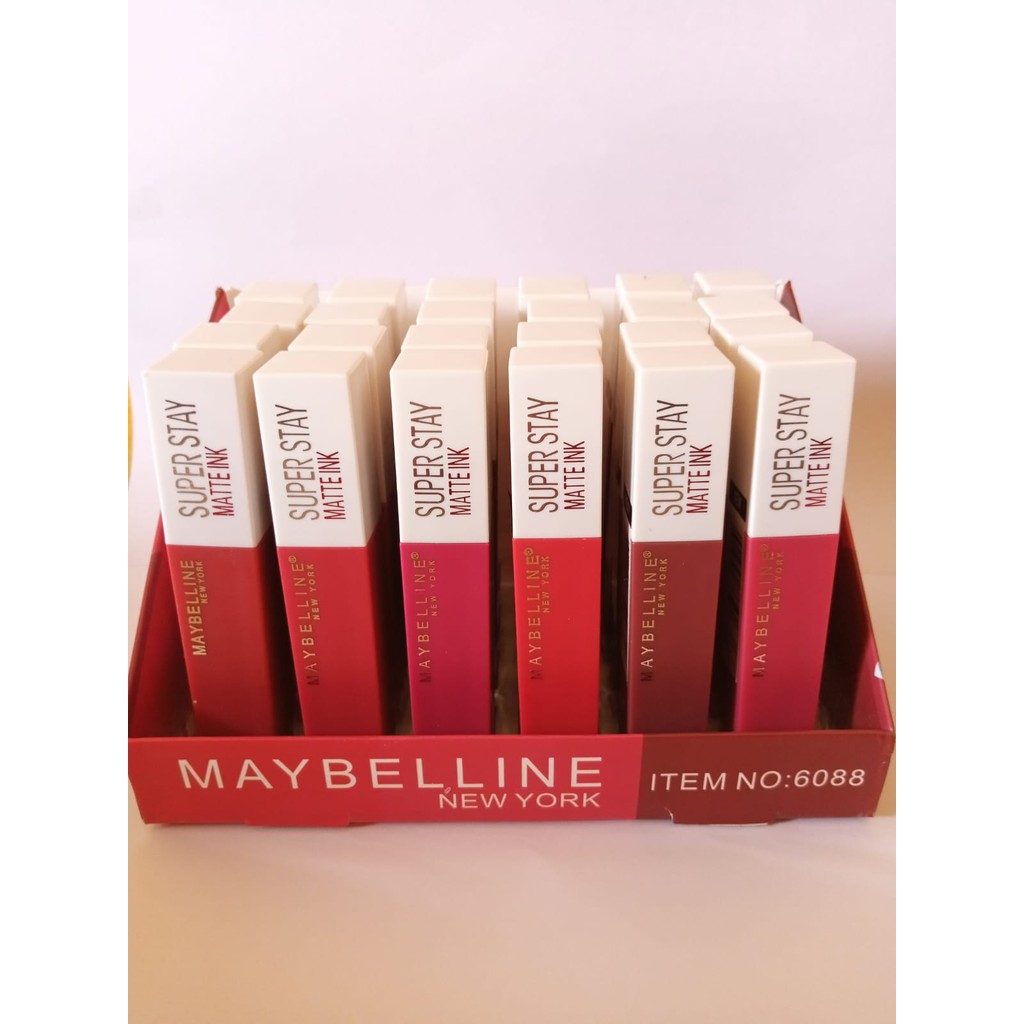 ( 1 Lusin ) Lipstik Maybelline Barcode / Lips Maybelline Matte Cream - COD