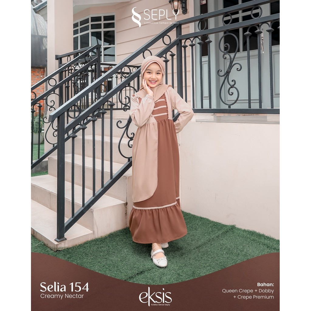 Gamis Anak Perempuan Model Terbaru Selia 154 Seply