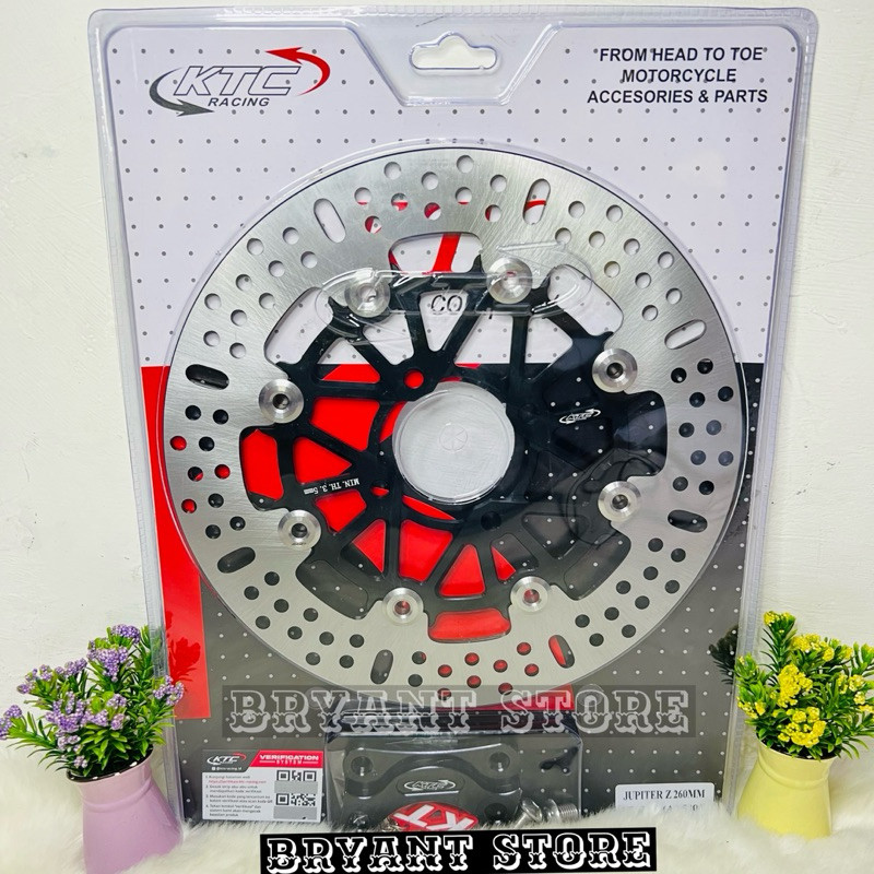 PIRINGAN DEPAN CAKRAM KTC RACING 260MM JUPITER Z F1ZR VEGA CNC FLOATING BRAKE DISK DISC DISCBRAKE DI