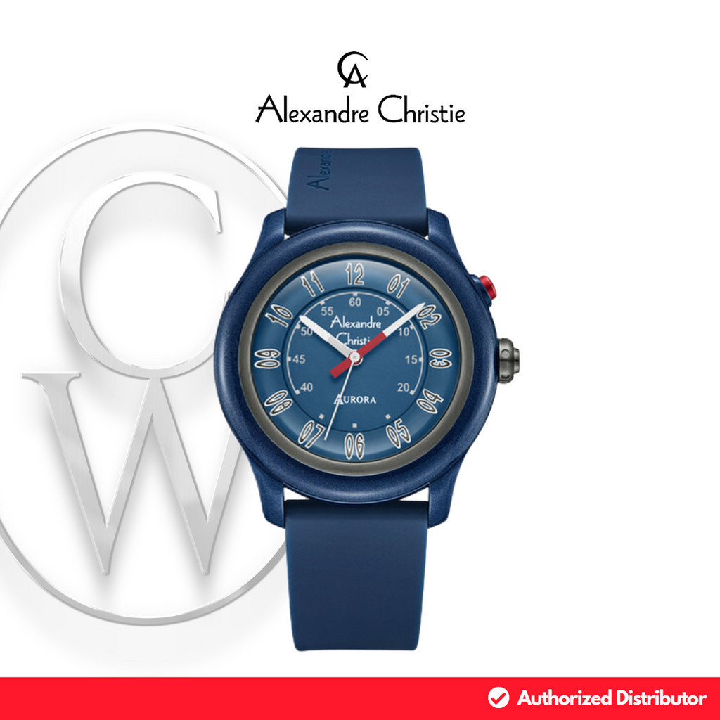 Jam Tangan Pria Alexandre Christie Analog 9397 MHRIGBU Karet Analog