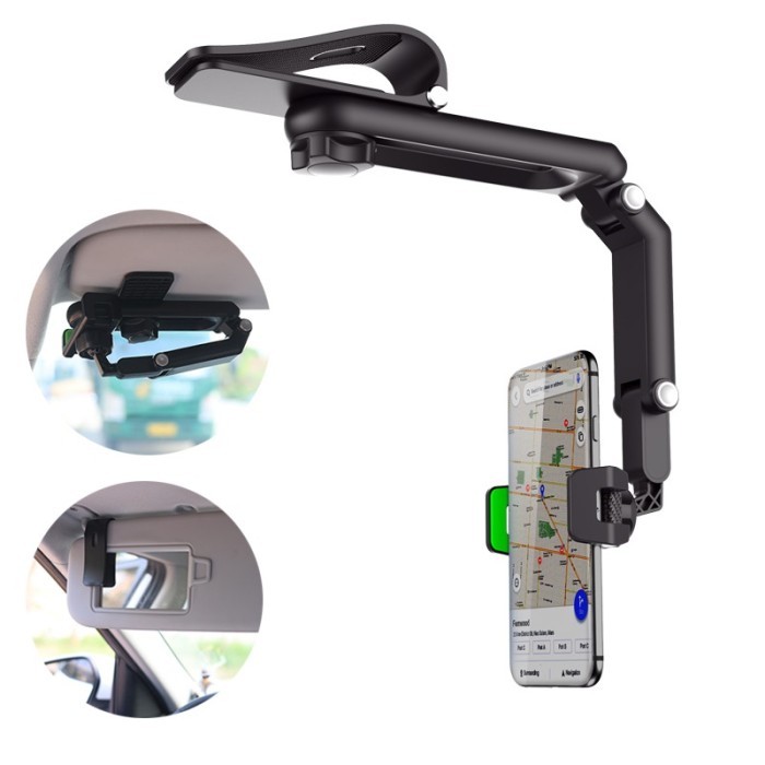 

Sun Visor Dudukan Smartphone HP Phone Holder 1080 Sunvisor 360 Mobil