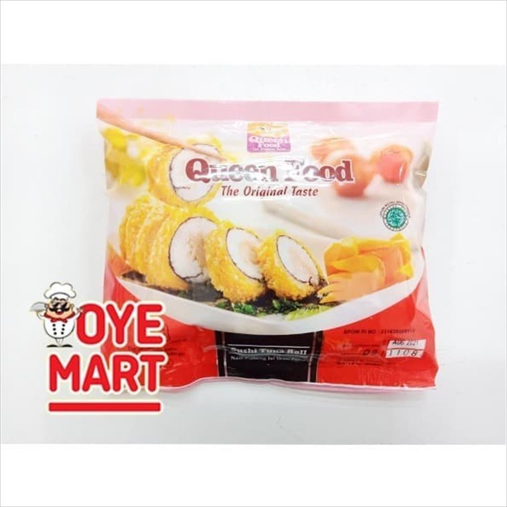 

QUEEN FOOD SUSHI TUNA ROLL 400GR ISI 4 / NASI GULUNG ISI TUNA
