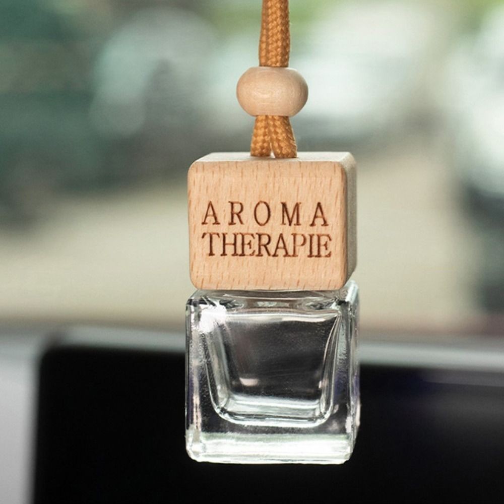 Empty Bottle Decoration Fragrance Pendant Aromatherapy Refillable Diffuser Rearview Mirror Ornament 