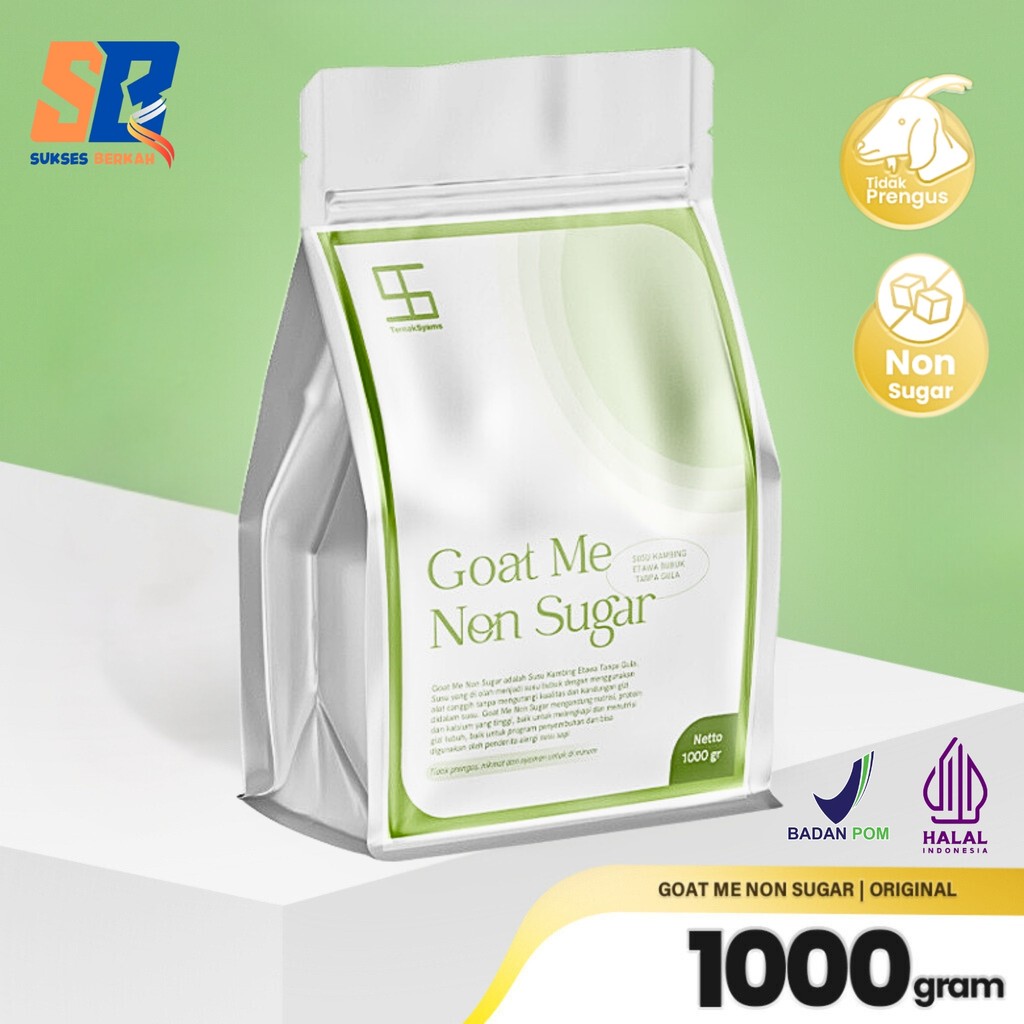

Ternak Syams Kambing Etawa Bubuk Tanpa Gula Goat Milk Powder Non Sugar 1000 gram