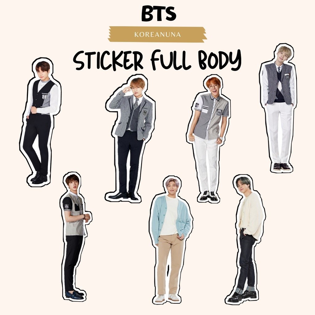 

Stiker Kpop Bities Member Idol Korea Aesthetic Premium Berkualitas Sticker Laptop Buku Note Catatan Botol Murah