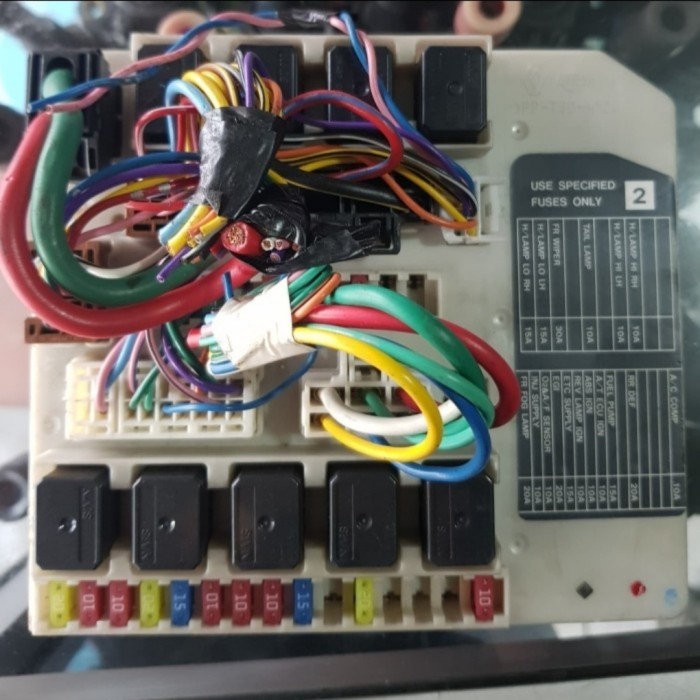 Box sekring fuse box nissan grand livina