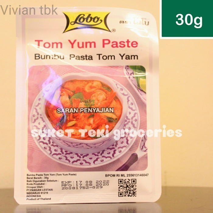 

vv Lobo Tom Yum Paste 30gr Bumbu Tom Yam ala Thai Best Seller