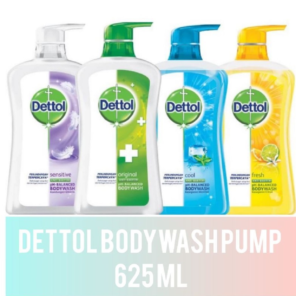 TERMURAHH DETTOL BODY WASH PUMP  450ML/625ML/950ML
