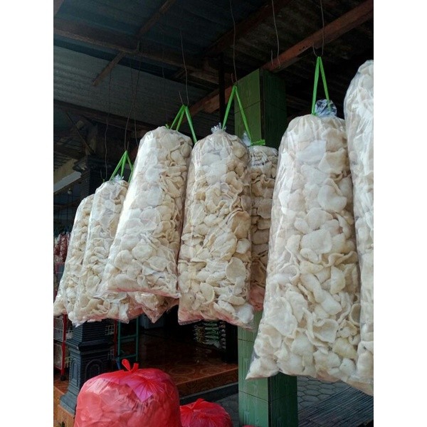 

[GAB]Kerupuk Goreng Pasir BESAR Rasa Bawang Oleh-Oleh Khas Asli Kediri
