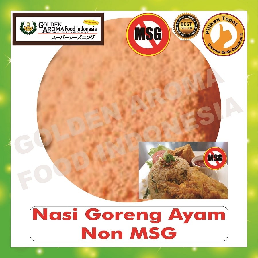 

Bubuk Tabur nasi goreng ayam Non MSG 1Kg Bumbu masak Serbaguna Halal Fried Rice Seasoning Powder