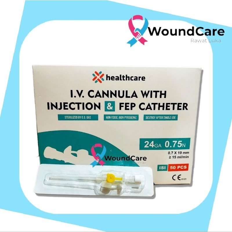 Healthcare IV Catheter Wing + Port Abocath Plus / Box