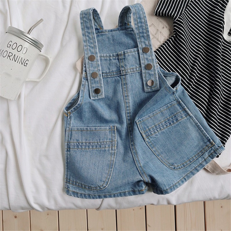 Spring Summer Kids Boy Girl Cowboy Braces Rompers Infant Baby Boy Girl Newborn Summer Rompers Clothe