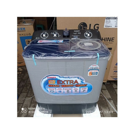 Mesin Cuci Sanken TW 927HGY 2 Tabung - 8 Kg