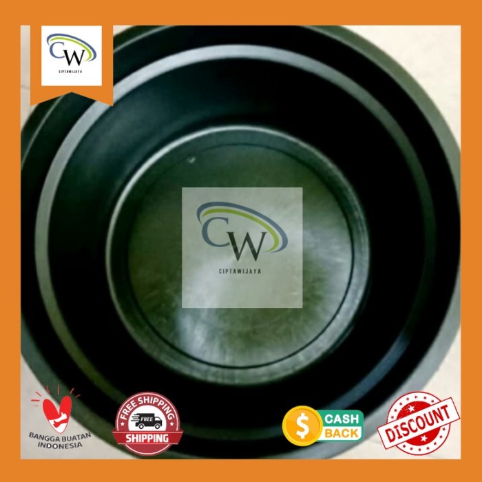 Baskom Plastik Besar Diameter 55cm | Ember Plastik | BAK 24 Hitam