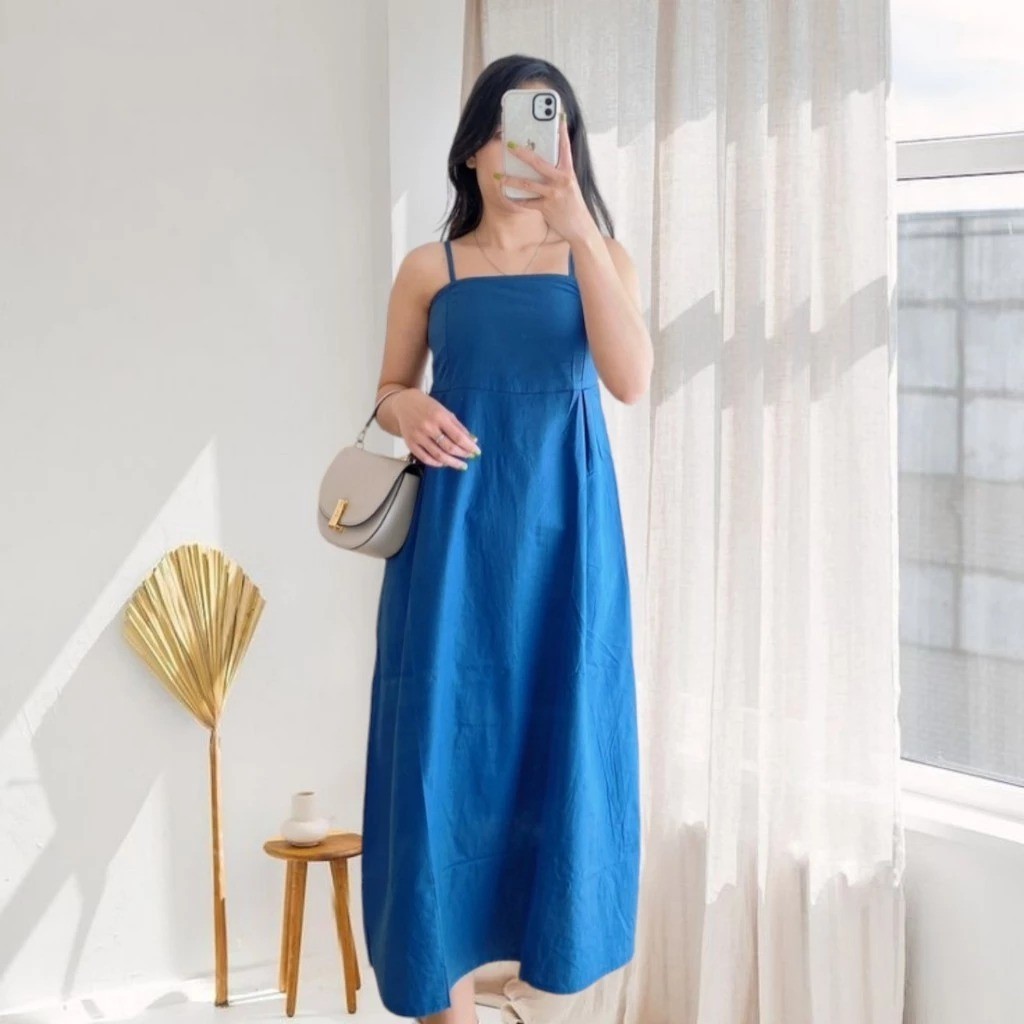 PREKTUS - ZFS DRESS TANPA LENGAN WANITA MIRLA / NAPOLY DRESS / SLEEVELES DRESS WANITA KOREAN / PAKAI