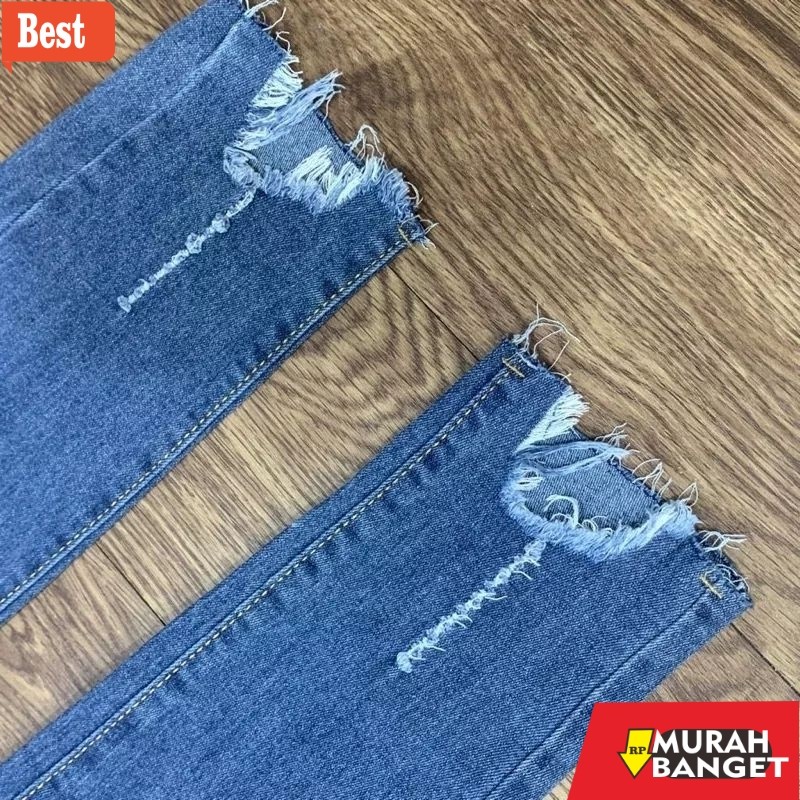 celana jeans wanita terbaru Luxe Dlabel E17 Celana Jeans Highwaist Wanita Celana Jeans Korea Celana 