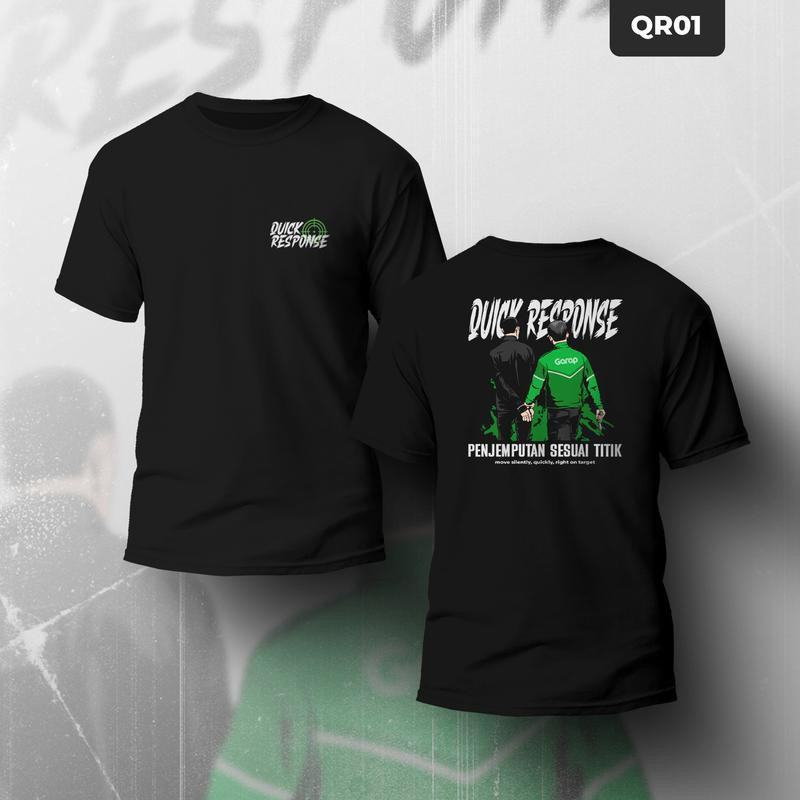 Kaos Baju Quick Respon Grab Kaos Tactical Kaos Pria Wanita
