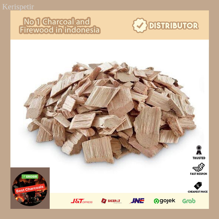 

Kayu Bakar Smoke Wood Chips 1Kg Apel Pellet Premium Quality - Wood Chips, Kayu Apel murah laris