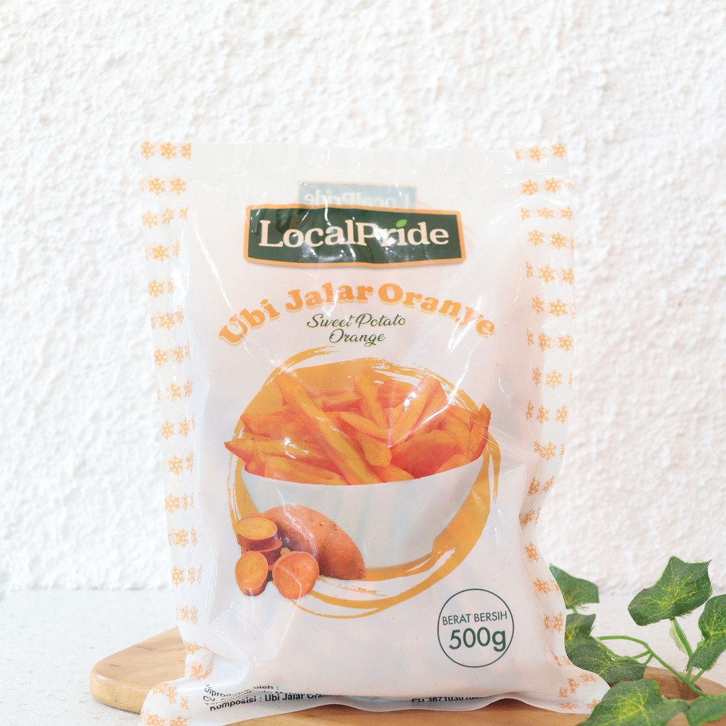 

500g Frozen Orange Sweet Potato Fries Ubi Jalar Orange - Local Pride