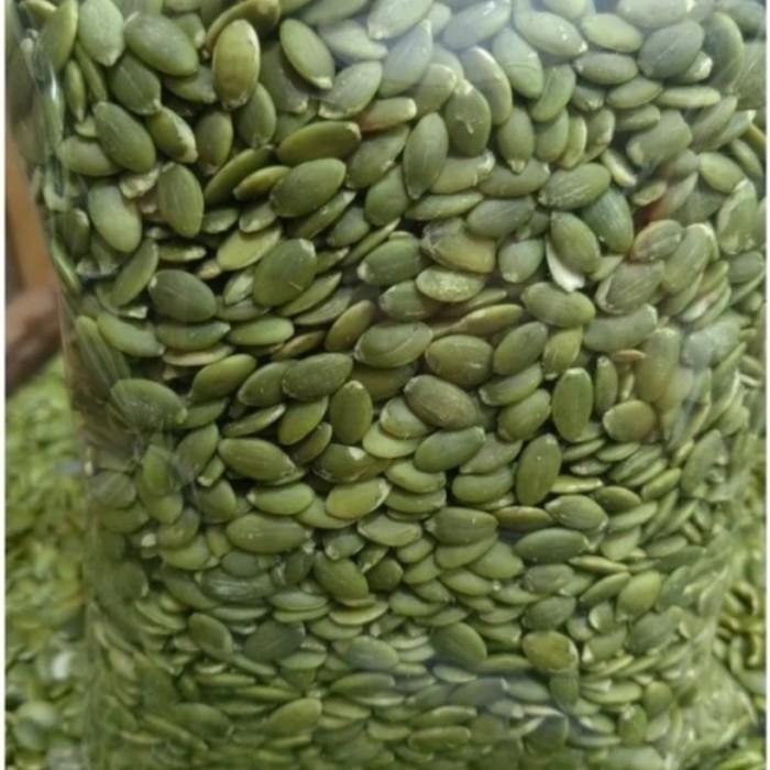

Kuaci Biji Labu Hijau Kupas Panggang Oven Pumpkin seed 500gr