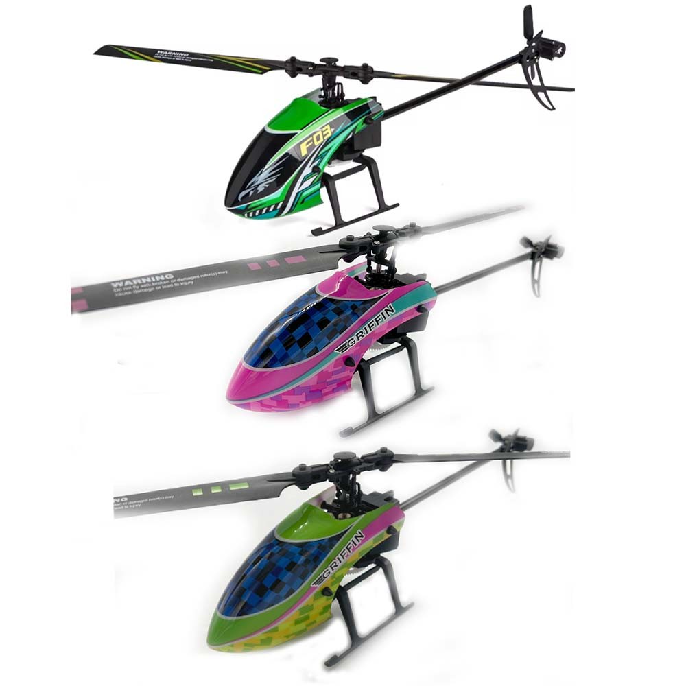 YUXIANG F03 RC Helicopter 4CH Flybarless One Key Take off Height Hold Helicopter with 6-axis Gyro RC