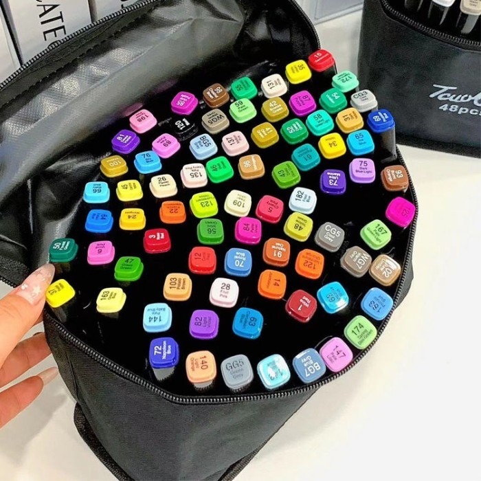 

Spidol Stabilo 2 Sisi 120 Warna Dual Side Lukis Sketsa Art Marker - 36 Warna