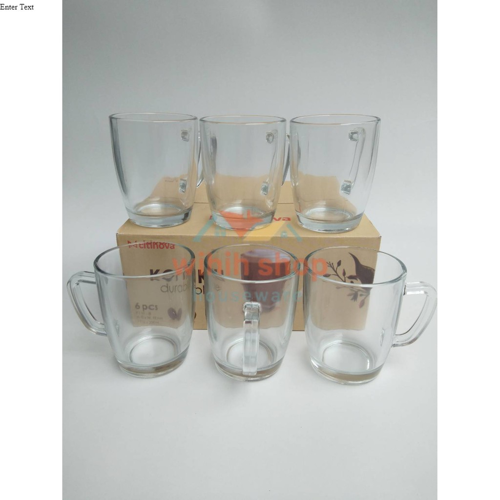 gelas kaca citInova kopiku ukuran 225 ml