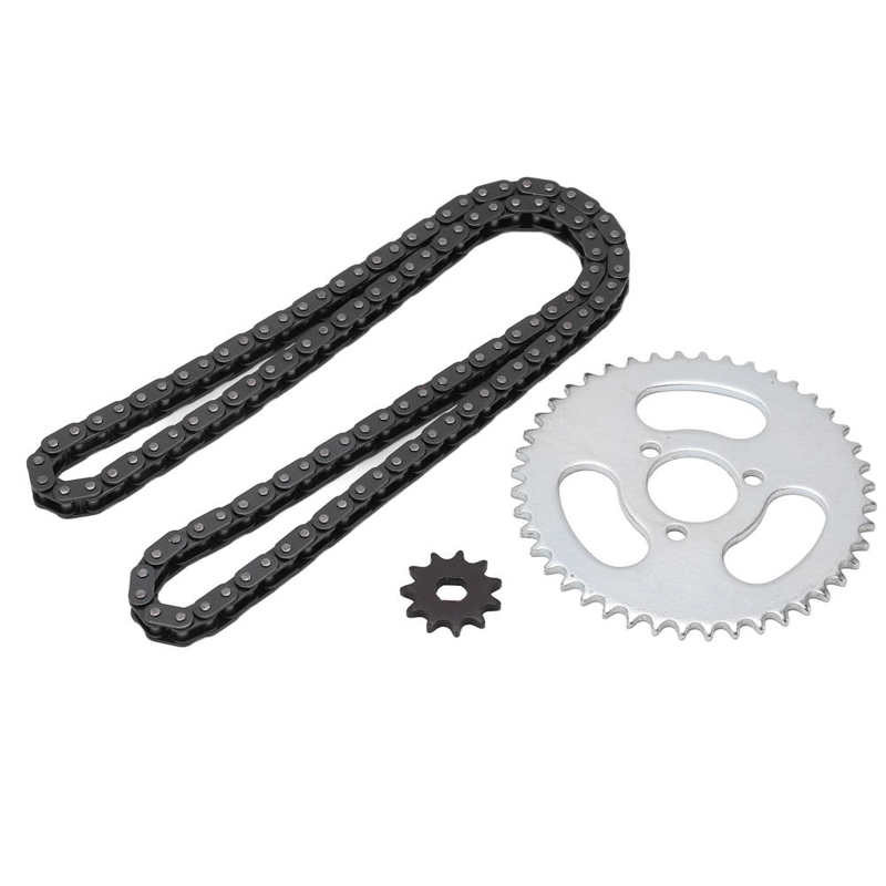 T8F Front and Rear Sprocket Chain High Power T8F Gear Chain Set for Karts
