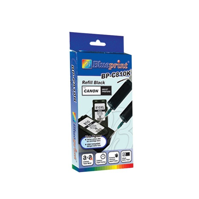 Blueprint Tinta Refill Canon Black Colour Pigment BP-C810K BP-C811W Black Colour Pigment  JST