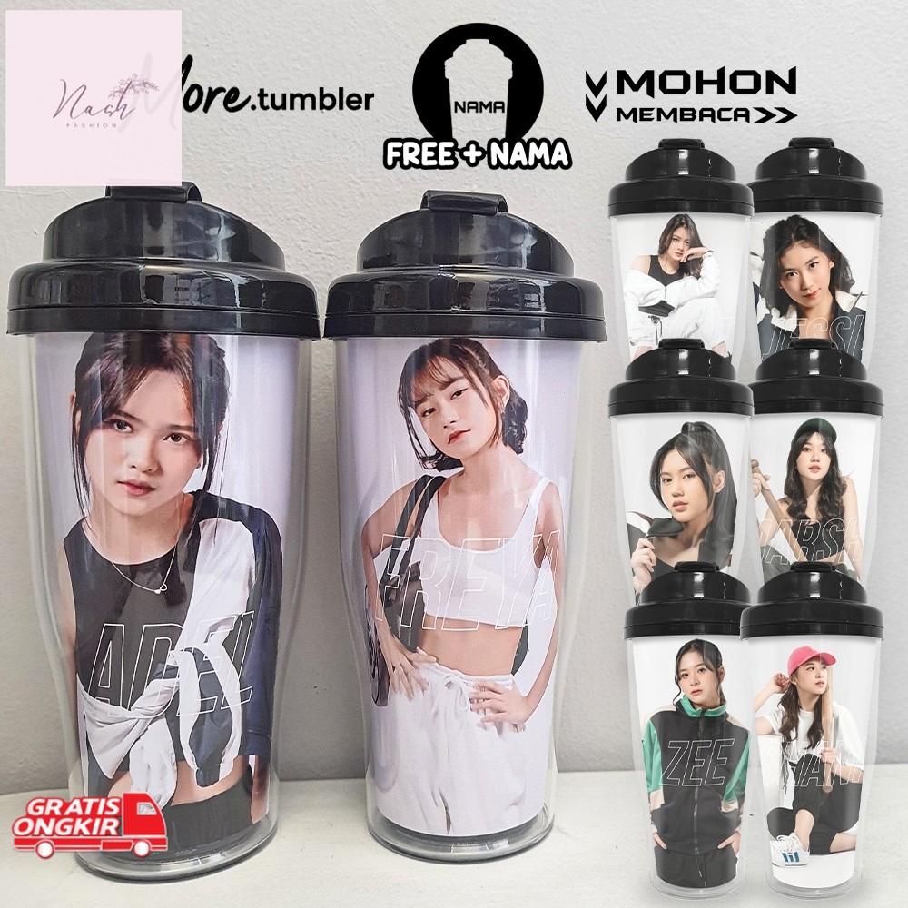 Tumbler Bagus Tumbler JKT48 WORKOUT / merchandise JKT 48 Botol minum / type P