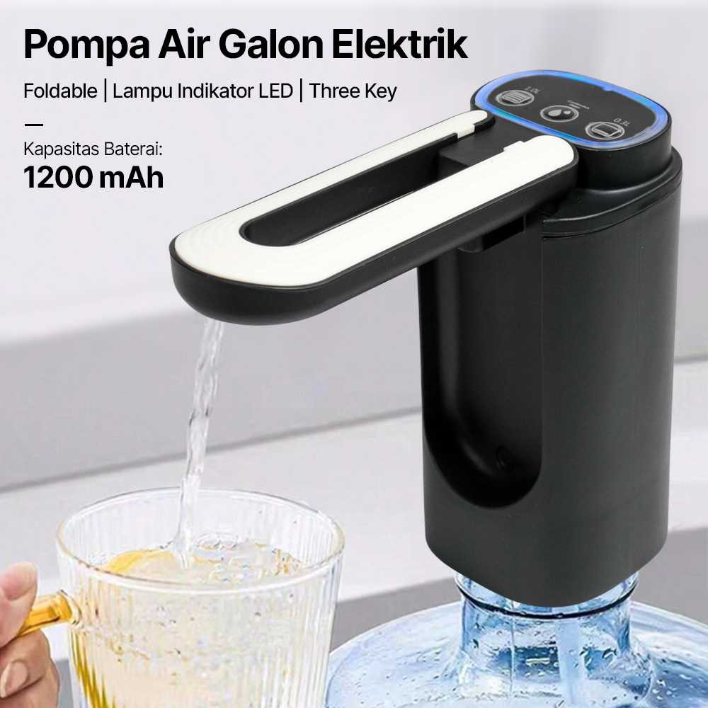 

ASHPO Pompa Air Galon Elektrik Foldable LED Three Key 1200mAh - D18