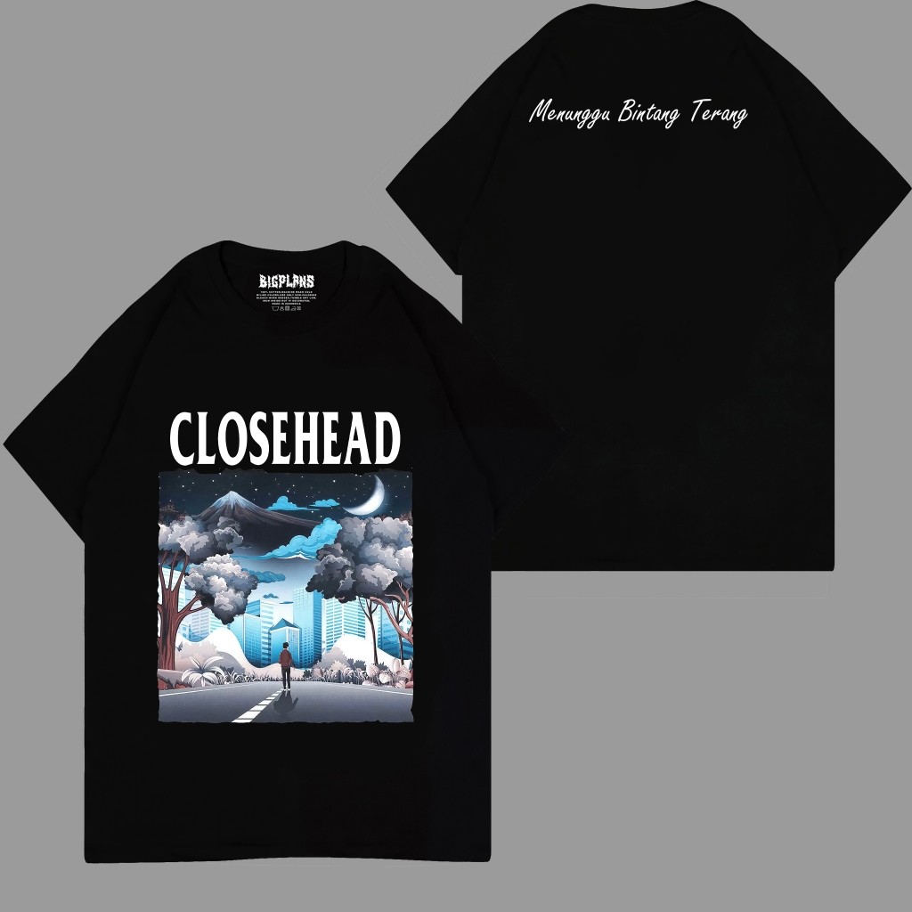 CLOSEHEAD - MENUNGGU BINTANG TERANG / KAOS BAND CLOSEHEAD / KAOS BAND PUNK / KAOS BAND MUSIK POP PUN