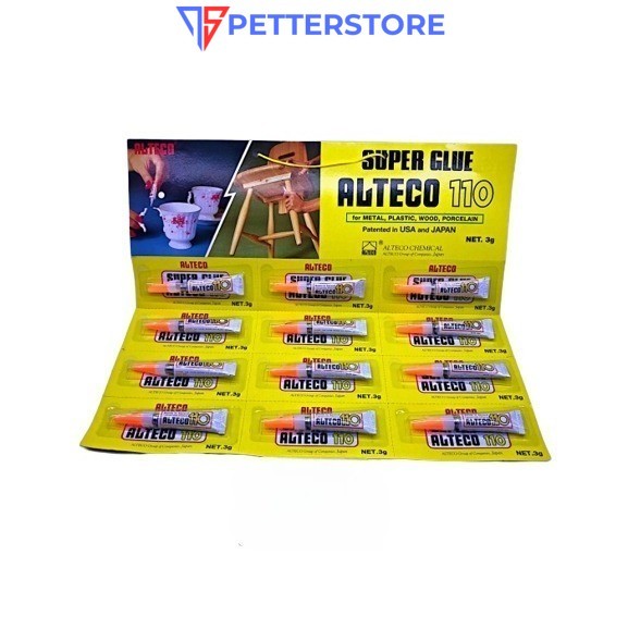 

ALTECO SUPER GLUE 110 3GR 12PCS