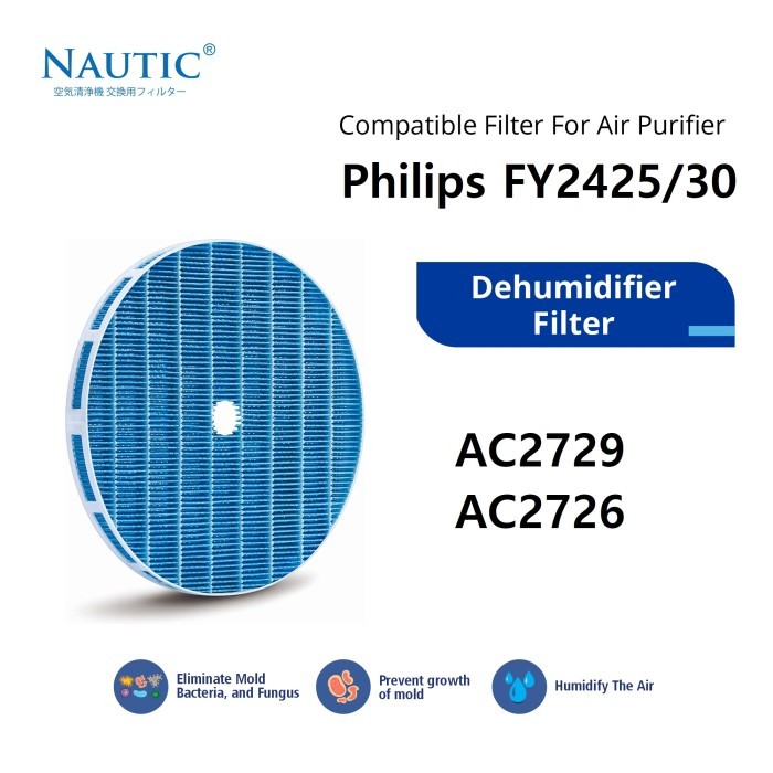 Filter Humidifying Philips FY2425/30 For Air Purifier Philips AC2729 / AC2726
