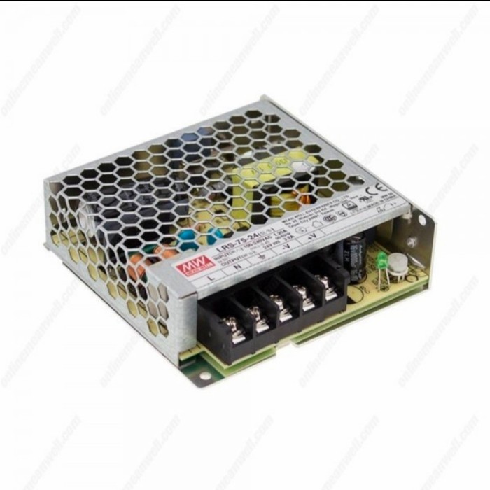 LRS-75-24 SWITHCING POWER SUPPLY/ POWER SUPPLY MEAN WELL 3.2A 24VDC