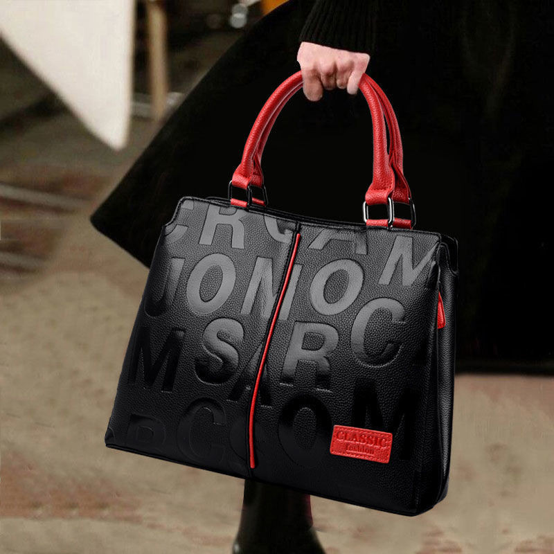 

PU Leather Casual Crossbody Bags for Women Ladies Luxury Designer Tote Handbag Female Large Capacity Travel Shoulder Bag