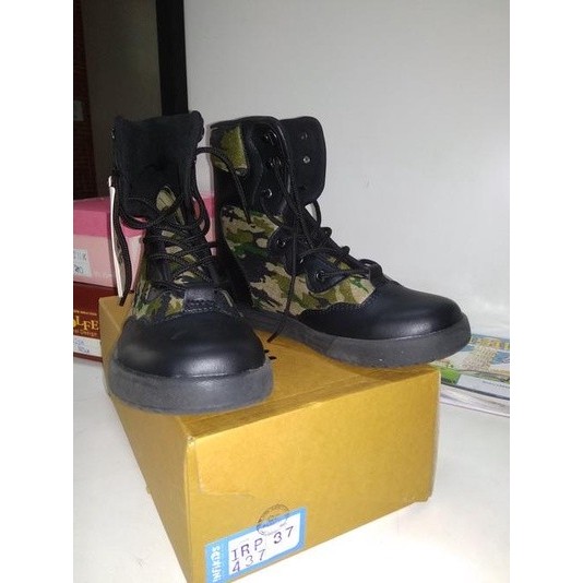 Sepatu Boots Tactical Loreng Tentara PDL Anak Laki Army TNI  - KID437/32