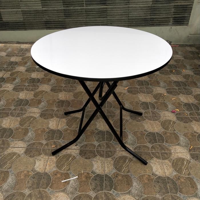 Promo Meja Lipat Bulat Diameter 80 terlaris