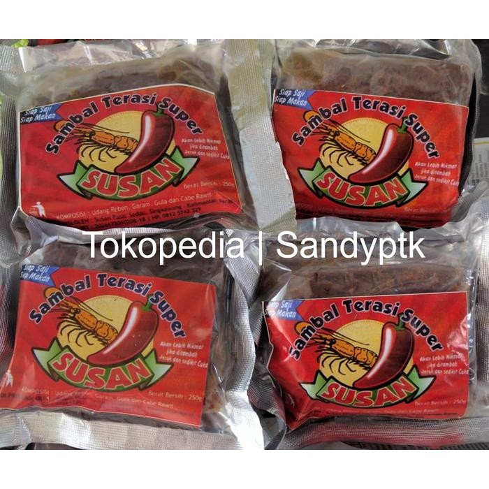 

Sambal Terasi Udang Rebon Super SUSAN Siap Saji khas Singkawang
