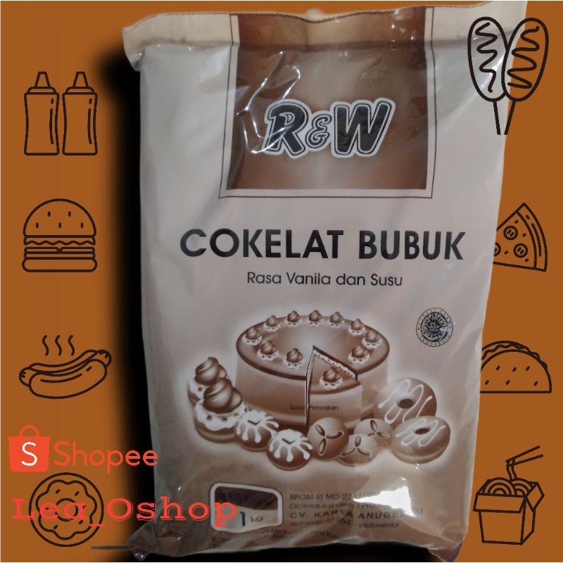 

Coklat Cokelat bubuk murni 1 kg aroma vanila susu