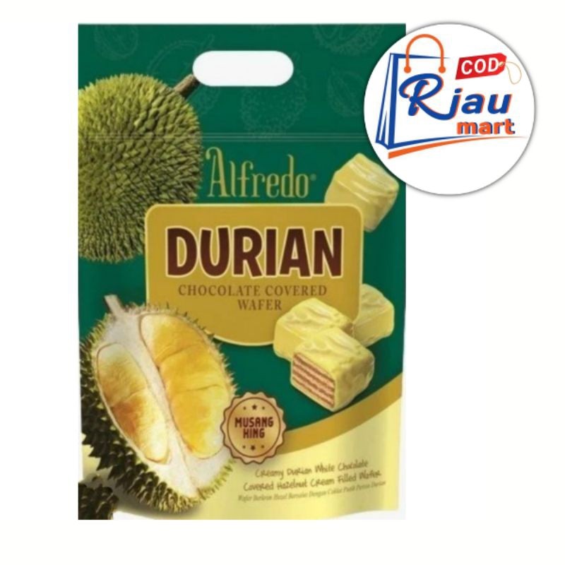 

[oddsolshop] pekanbaru/Alfredo Wafer Chocolate Covered Durian 250g