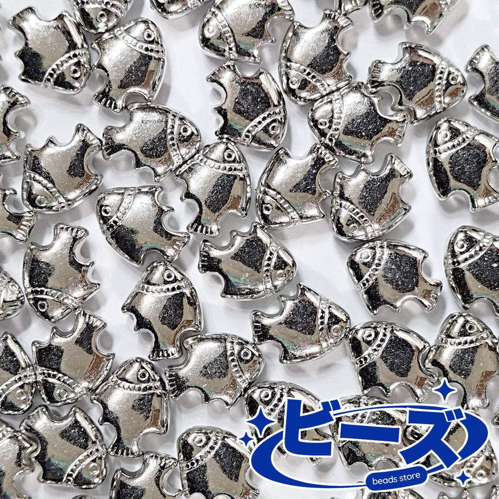 Biizu Beads 10 gr Manik-manik Akrilik CCB - IKAN BLUE TANG FISH