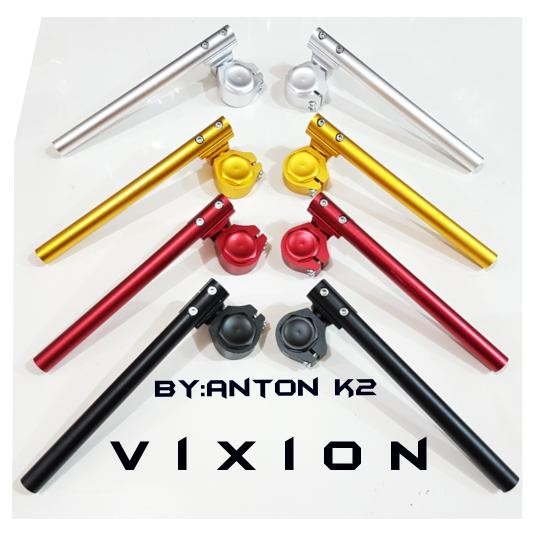 STANG JEPIT VIXION-STANG MOTOR VIXION-STIR MOTOR VIXION FUL CNC - RED